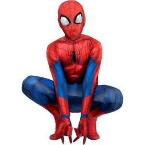 Marvel Spider-Man Official Youth Deluxe Two-Way Stretch Spandex Zentai Costume
